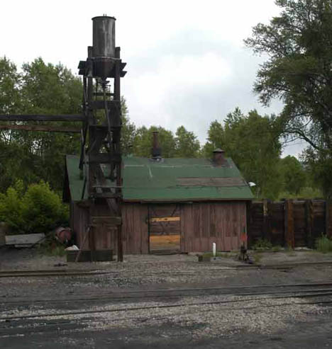 D&RG Sandhouse at Chalma, New Mexico