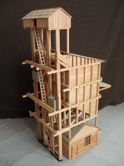 Unfinished coaling tower